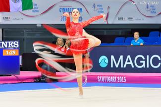 gymnastique rythmique Bulgarie championne du Monde 2015 Ruban